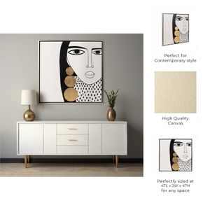 TRENTONOAK BLACK ART 47 (IN) 9