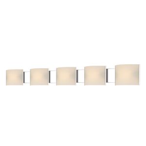 Pannelli 52'' Wide 5-Light Vanity Light - Chrome 1