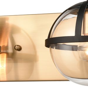 Davenay 16'' Wide 2-Light Vanity Light - Satin Brass 4