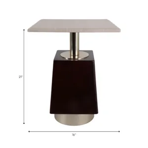 ROCKHAVEN BROWN TABLE 21 (IN) 10