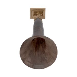 ATLASMILL BRONZE GLASS VASE 26 (IN) 6
