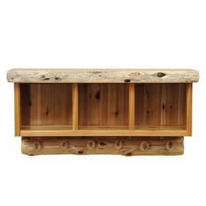 Cedar Hanging Locker - Coffee 2