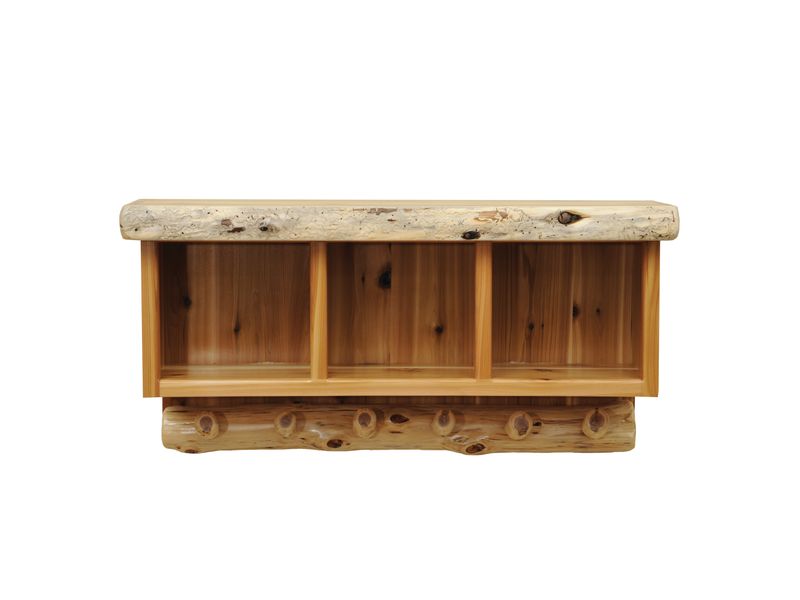 Cedar Hanging Locker - Coffee 2