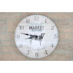 Farmhouse Clock 13in 1