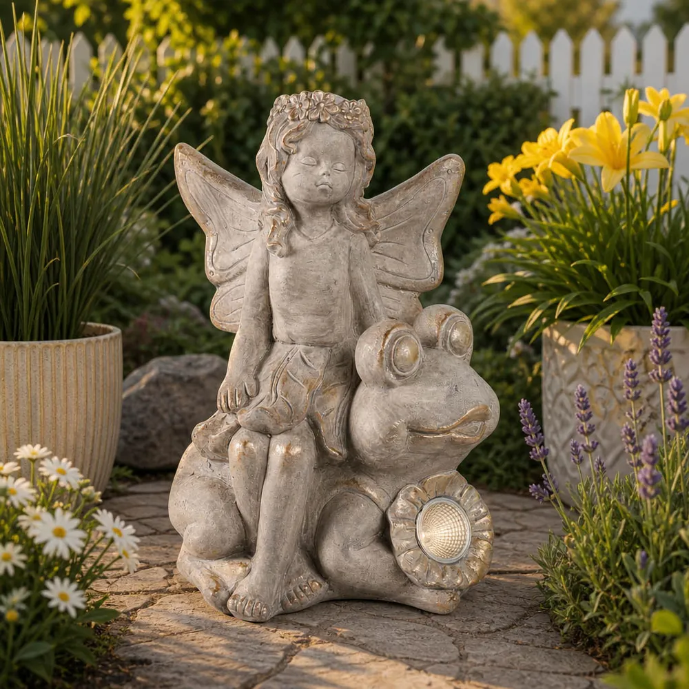 ELLIOT IVORY GARDEN STATUARY 15 (IN)