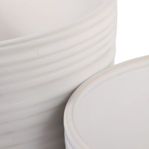 FIONAOAK SET OF 2 WHITE PLANTER 10 (IN) 7