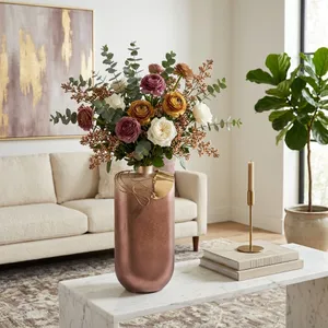 HALTONBURN GOLD GLASS VASE 16 (IN) 2