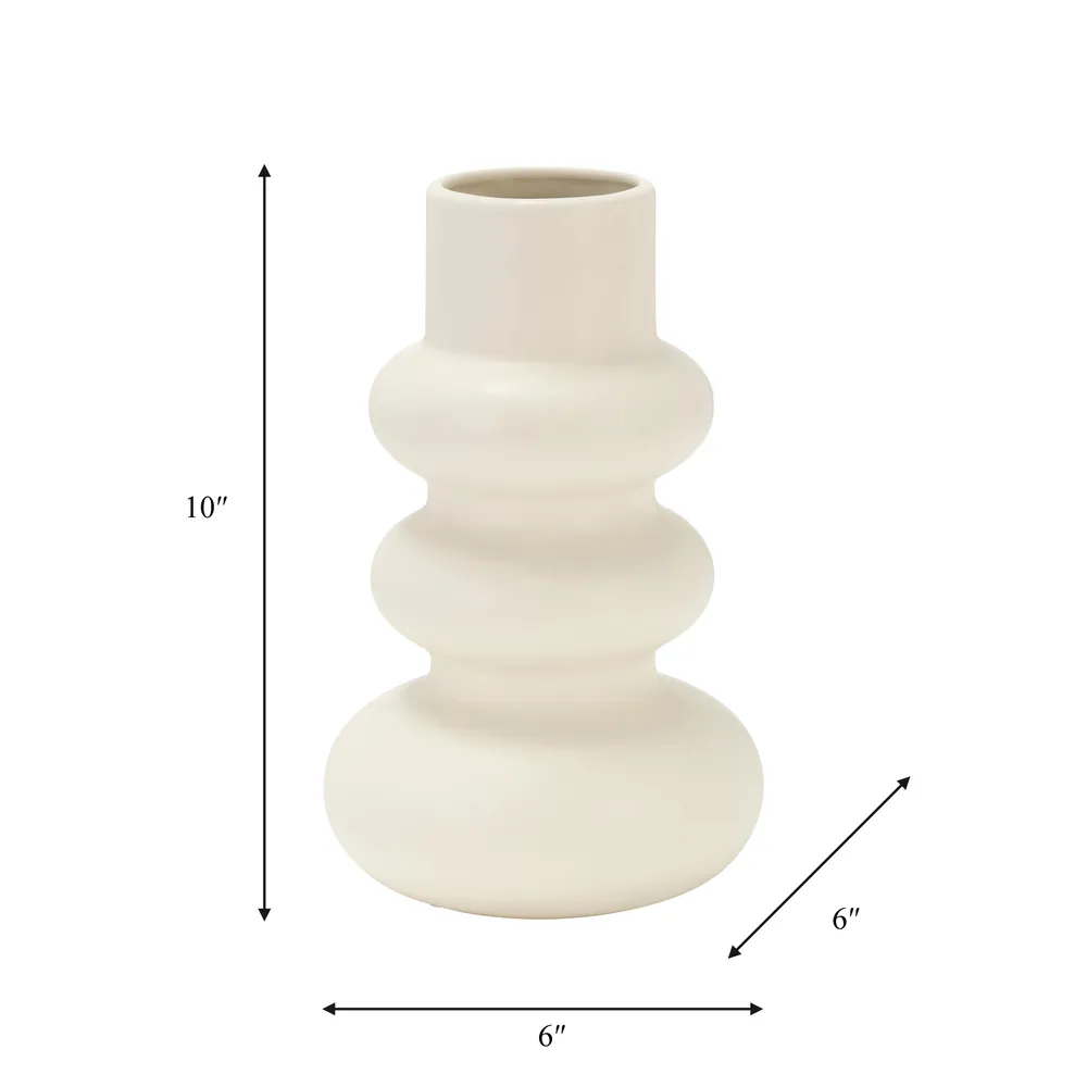 CLARAHOLM IVORY VASE 10 (IN)