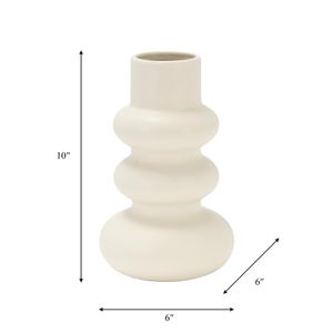 CLARAHOLM IVORY VASE 10 (IN) 7