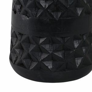 HENDONSTONE BLACK VASE 12 (IN) 6