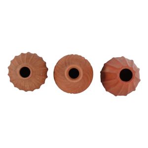 AVASHAW SET OF 3 RED VASES 5 (IN) 9