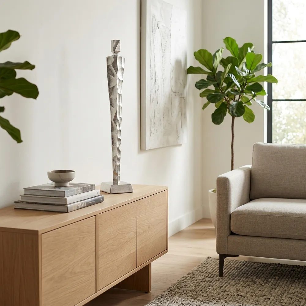 SHELTONRIDGE SILVER DECOR 38 (IN)