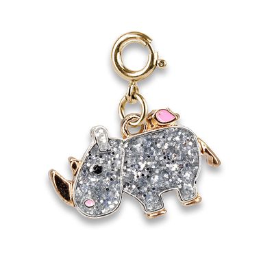 GLITTER KEYCHAIN - RHINO