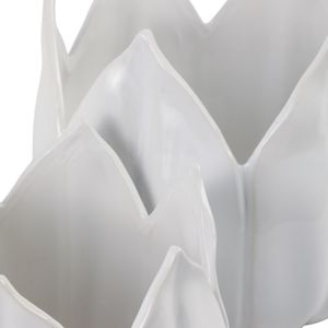 GENTRYWIND SET OF 2 WHITE PLANTER 10 (IN) 6