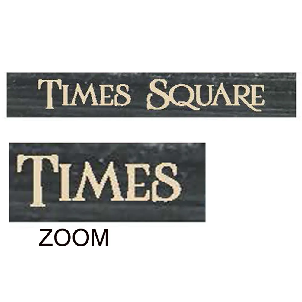 36" USA TIMES SQUARE BARNWOOD SIGN