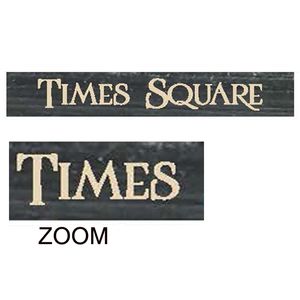 36" USA TIMES SQUARE BARNWOOD SIGN 1