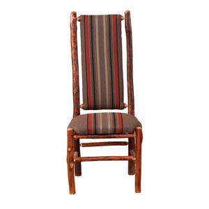 Hickory High Back Upholstered Back Side Chair - 
Customer's Own Material 3