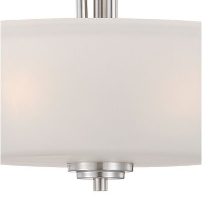 Pittman 18'' Wide 3-Light Pendant - Brushed Nickel