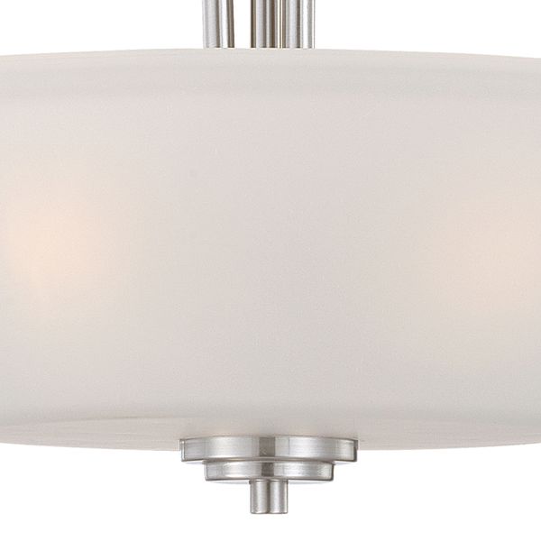 Pittman 18'' Wide 3-Light Pendant - Brushed Nickel