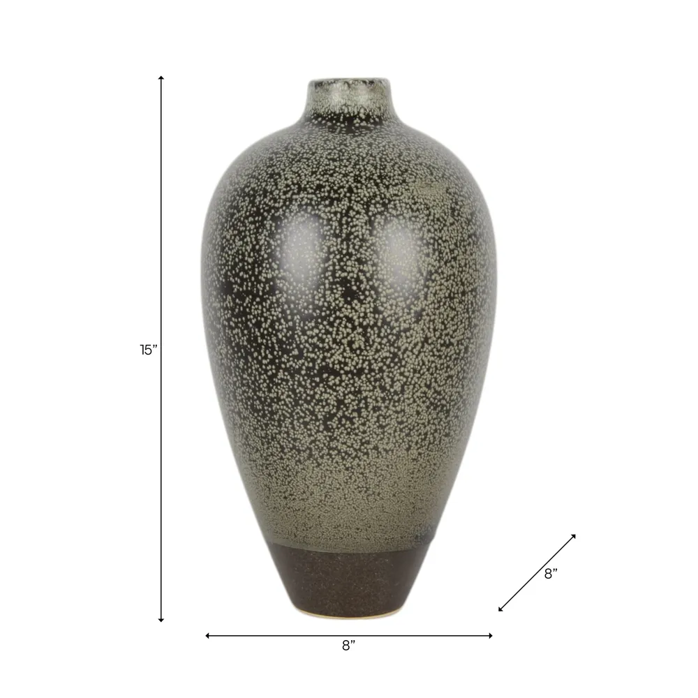 CAMDENMOOR GREEN VASE 15 (IN)