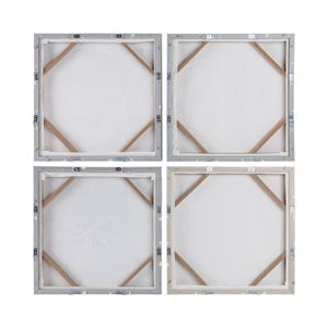 ATLASSHAW SET OF 4 GOLD ART 20 (IN) 7