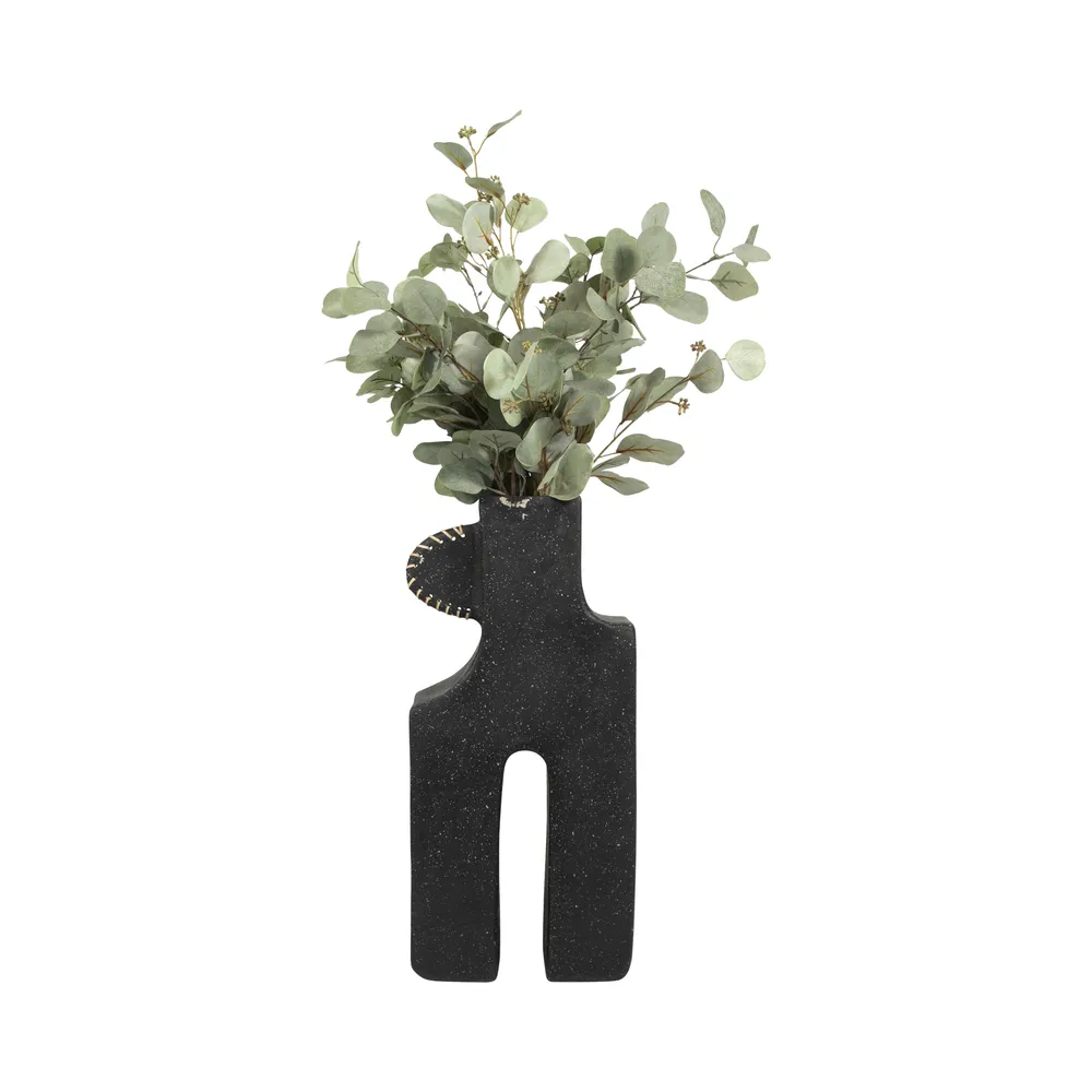 PAXTONWELL BLACK VASE 21 (IN)