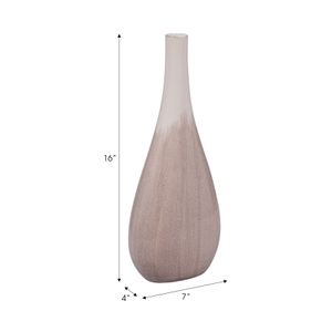 GASTONLAND WHITE VASE 16 (IN) 9