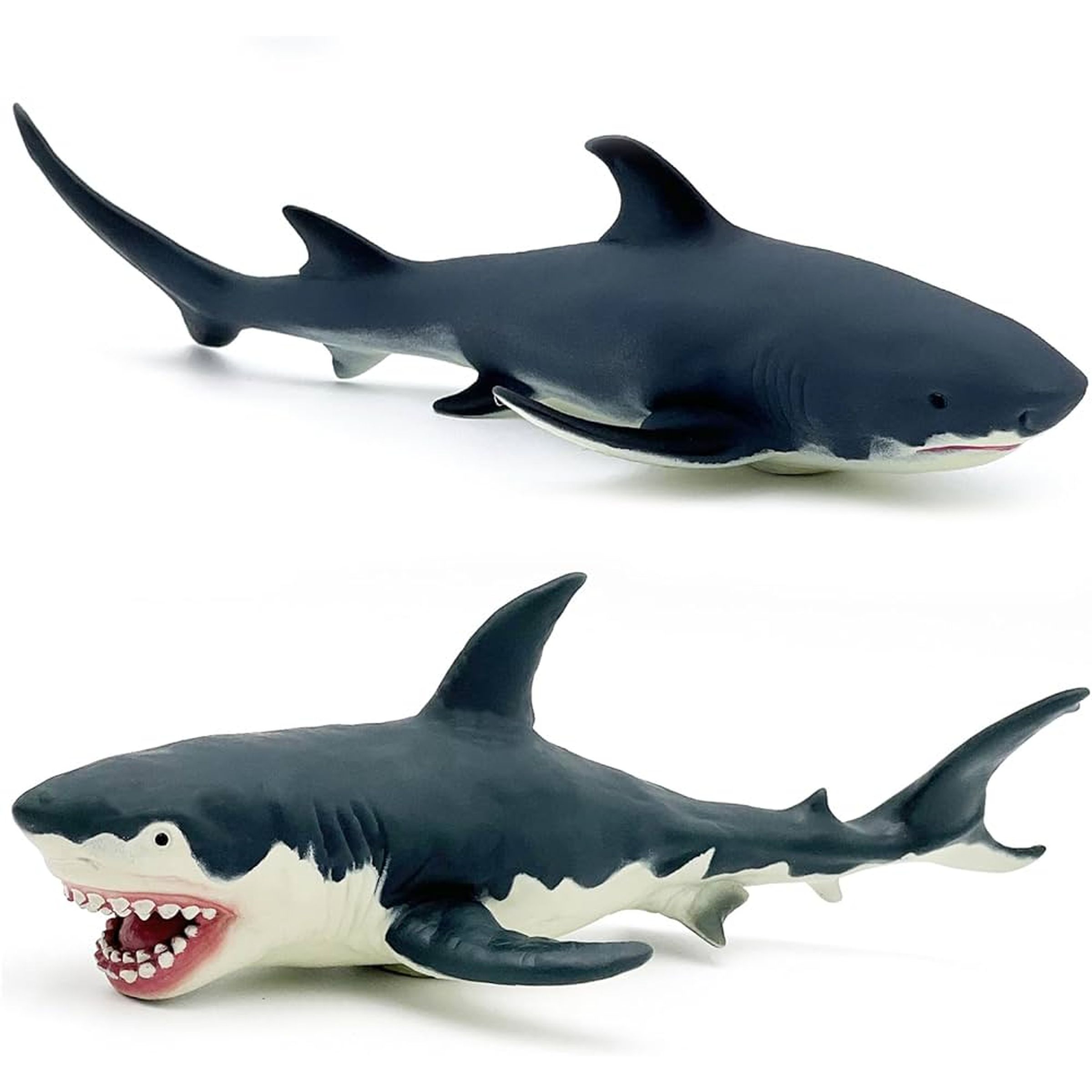 RUBBER BIG BITE COASTER - SHARK (4-PACK)