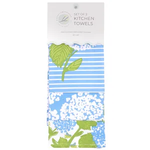 Hydrangea Bloom Kitchen Towels (Set of 3) 8