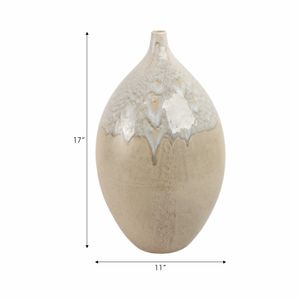 EMMETOAK CREAM VASE 18 (IN) 10