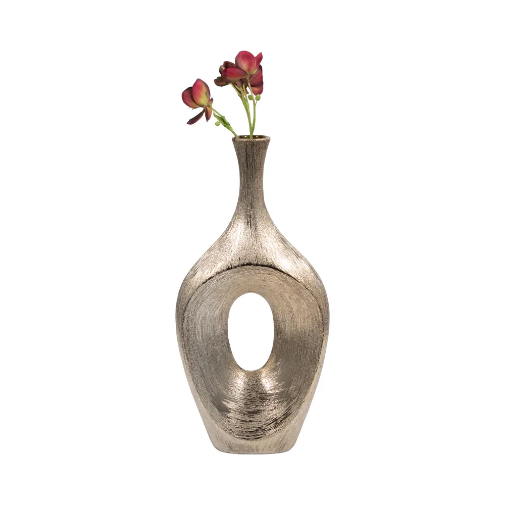 DUTTONRIDGE GOLD VASE 19 (IN)
