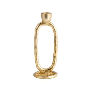 SHELTONRUN GOLD CANDLE HOLDER 8 (IN) 1