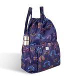 NYLON DRAWSTRING BACKPACK - MULTI-COLOR TIE-DYE 2