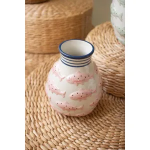 Set of 3 Ceramic Fish Vases 3