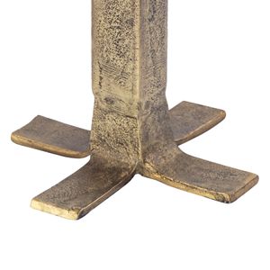 Splay Candleholder - Medium Aged Brass 4