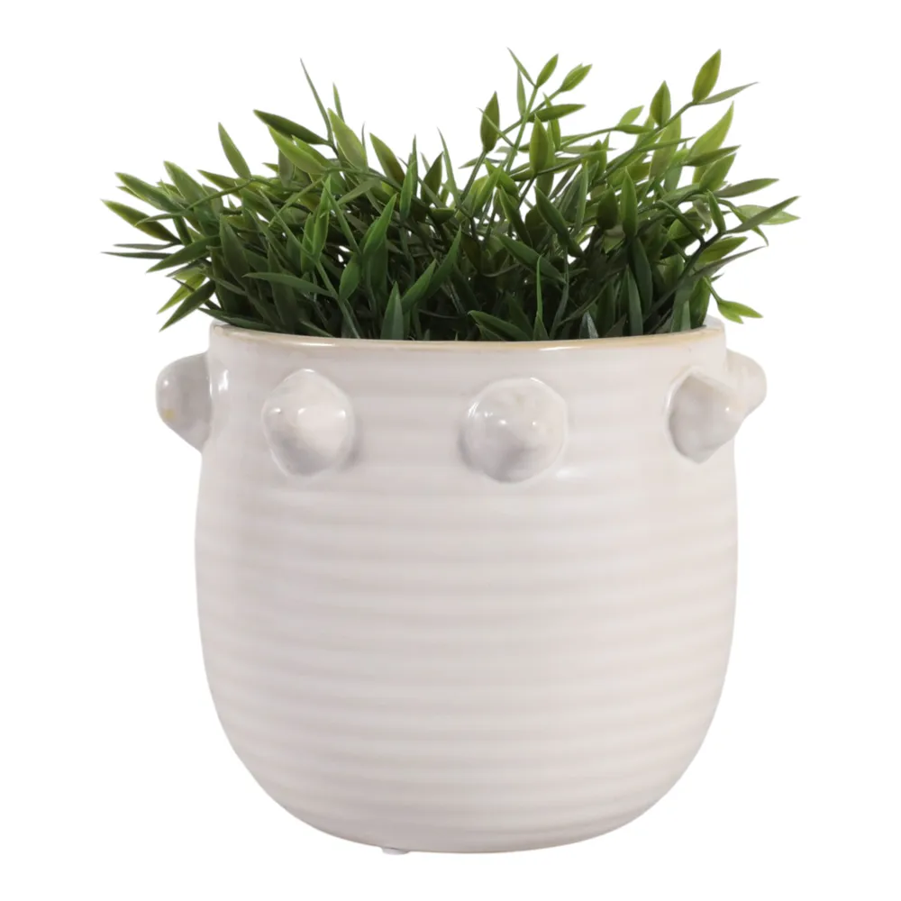 DEVONMOOR WHITE PLANTER 7 (IN)