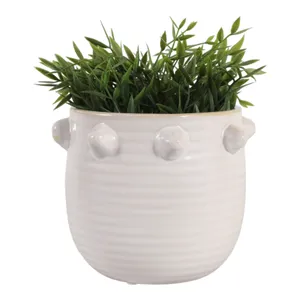 DEVONMOOR WHITE PLANTER 7 (IN) 2