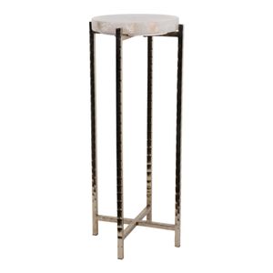 DUNEROSE WHITE TABLE 27 (IN) 1