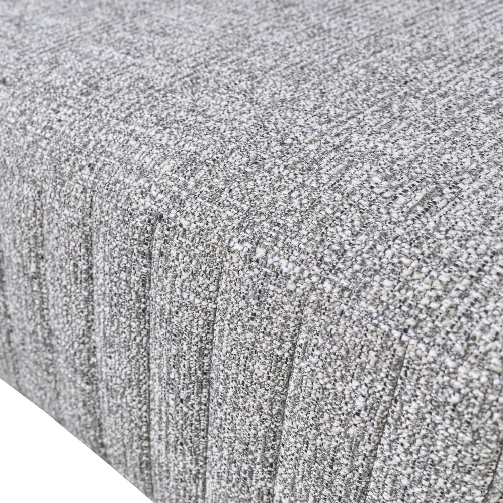 ARNETTPARK GRAY OTTOMAN 18 (IN)