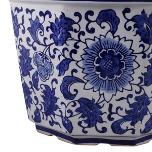 ENOCHFIELD SET OF 2 BLUE PLANTER 9 (IN) 6