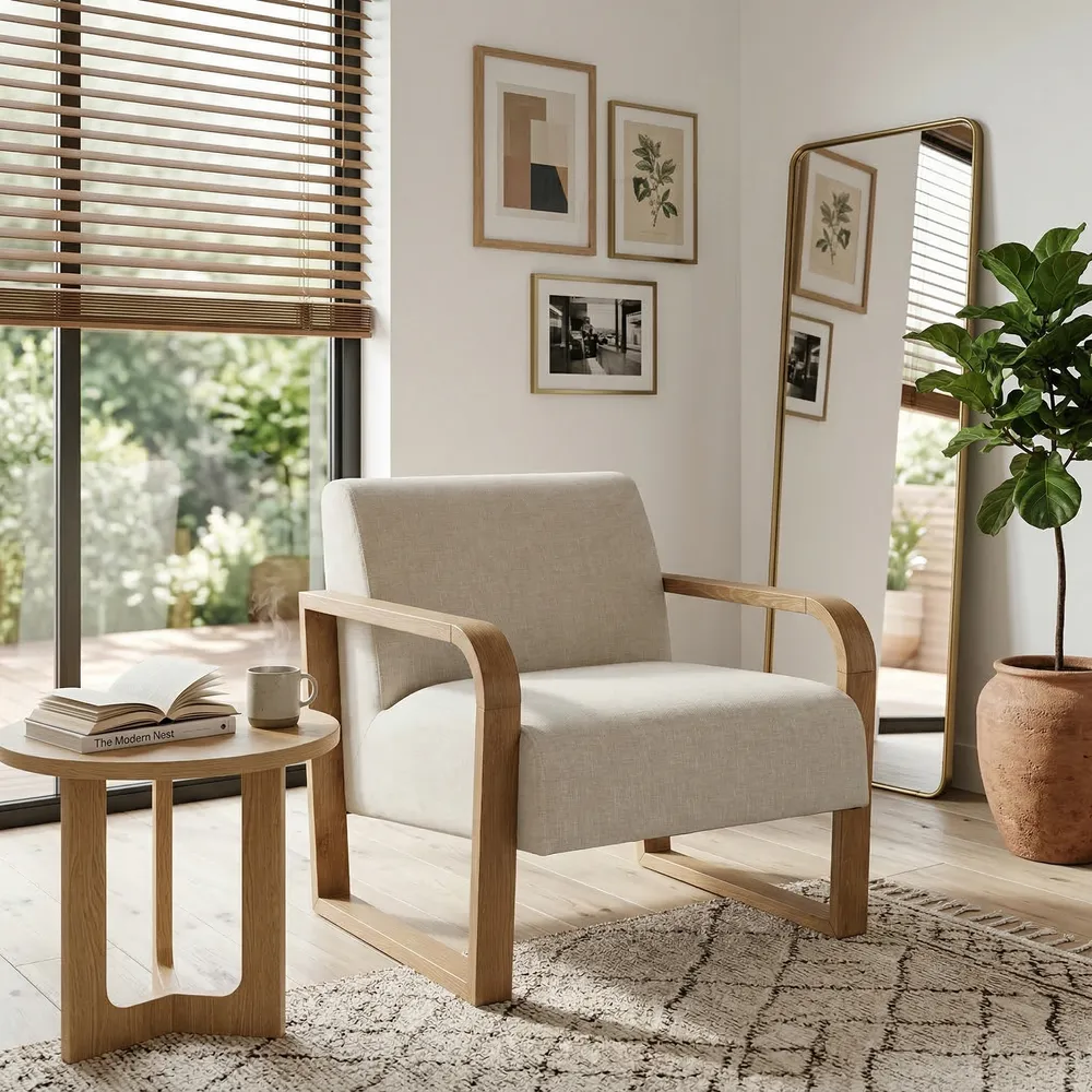 GREERWOOD IVORY CHAIR 31 (IN)