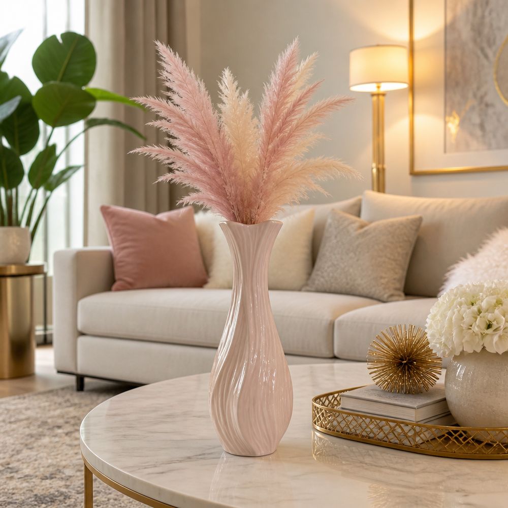BARDENDALE PINK VASE 14 (IN)