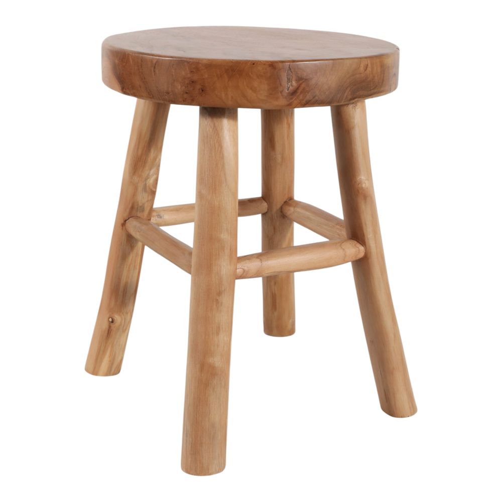 HARDENHAM BROWN STOOL 18 (IN)