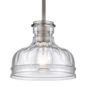 Orinoco 8'' Wide 1-Light Mini Pendant - Weathered Zinc 4
