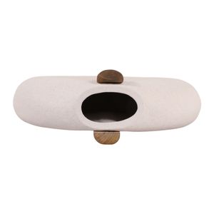 FINTONSIDE WHITE VASE 15 (IN) 8