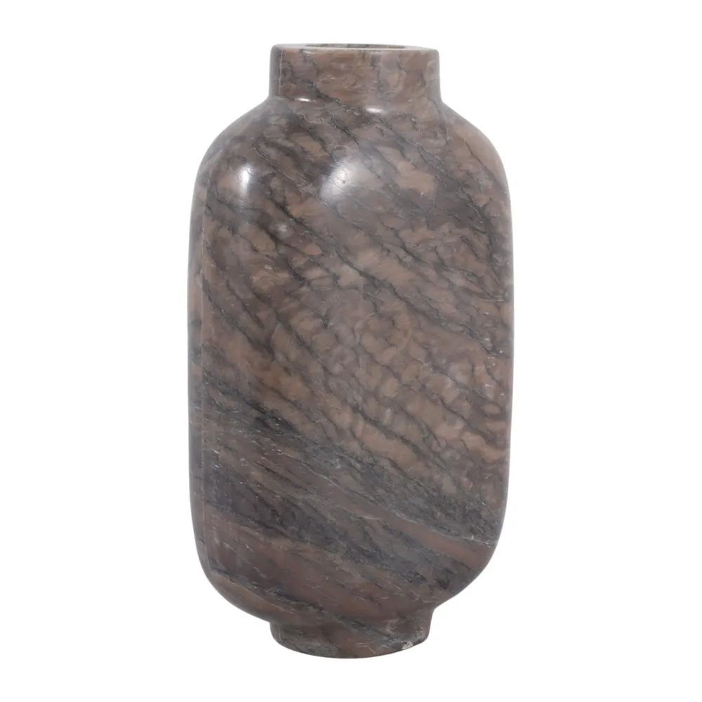 SKYLERBROOK BROWN VASE 9 (IN)