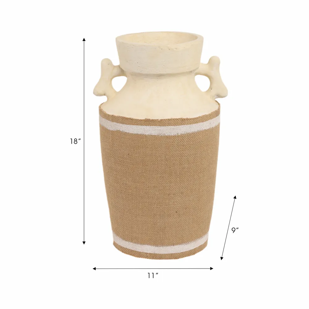 EMMETMORE IVORY VASE 17 (IN)