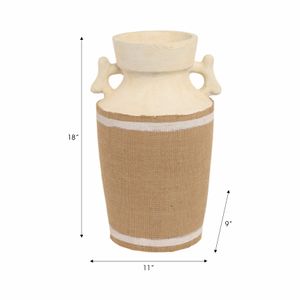 EMMETMORE IVORY VASE 17 (IN) 10