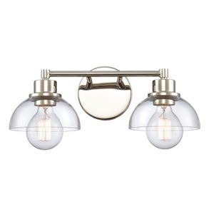 Julian 16'' Wide 2-Light Vanity Light - Polished Nickel 1