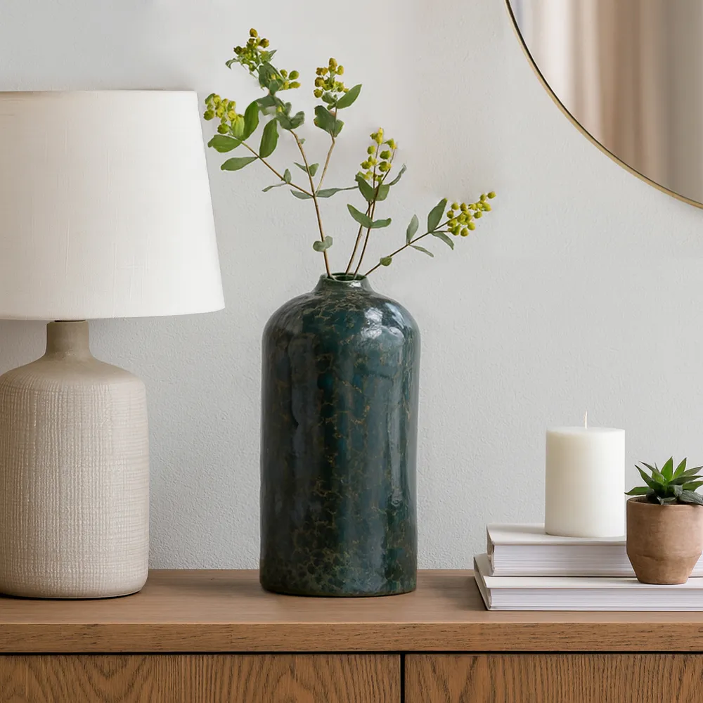 BLANTONWAY GREEN VASE 14 (IN)